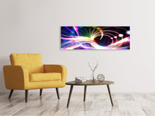 Laden Sie das Bild in den Galerie-Viewer, Leinwandbild Panorama Abstrakte Lichtreflexe