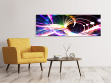 Laden Sie das Bild in den Galerie-Viewer, Leinwandbild Panorama Abstrakte Lichtreflexe