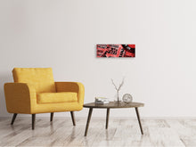 Laden Sie das Bild in den Galerie-Viewer, Leinwandbild Panorama Writings Music Grunge