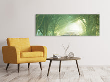 Laden Sie das Bild in den Galerie-Viewer, Leinwandbild Panorama Die Allee