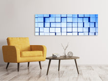 Laden Sie das Bild in den Galerie-Viewer, Leinwandbild Panorama 3D-Symetrie