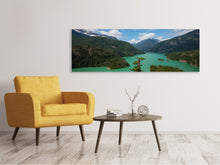 Laden Sie das Bild in den Galerie-Viewer, Leinwandbild Panorama Diablo Bergsee