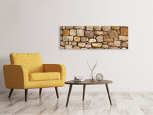 Laden Sie das Bild in den Galerie-Viewer, Leinwandbild Panorama Alte Ziegel