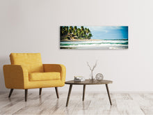 Laden Sie das Bild in den Galerie-Viewer, Leinwandbild Panorama The Beach