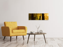 Laden Sie das Bild in den Galerie-Viewer, Leinwandbild Panorama Herbstlaub