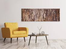 Laden Sie das Bild in den Galerie-Viewer, Leinwandbild Panorama Retro-Holz