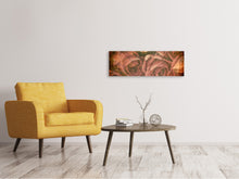 Laden Sie das Bild in den Galerie-Viewer, Leinwandbild Panorama Rosenbukett