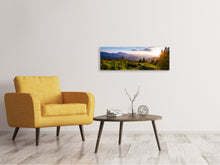 Laden Sie das Bild in den Galerie-Viewer, Leinwandbild Panorama Friedliche Landschaft