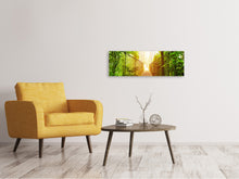Laden Sie das Bild in den Galerie-Viewer, Leinwandbild Panorama Hängebrücke