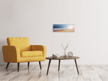 Laden Sie das Bild in den Galerie-Viewer, Leinwandbild Panorama Privatstrand
