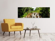 Laden Sie das Bild in den Galerie-Viewer, Leinwandbild Panorama Lagune
