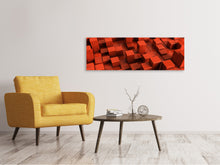 Laden Sie das Bild in den Galerie-Viewer, Leinwandbild Panorama 3D-Rechtkant