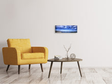 Laden Sie das Bild in den Galerie-Viewer, Leinwandbild Panorama Strandwellen