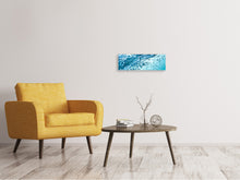 Laden Sie das Bild in den Galerie-Viewer, Leinwandbild Panorama Wasser in Bewegung