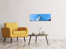 Laden Sie das Bild in den Galerie-Viewer, Leinwandbild Panorama Das majestätische Matterhorn