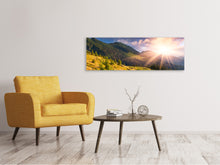Laden Sie das Bild in den Galerie-Viewer, Leinwandbild Panorama Herbstanfang