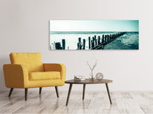 Laden Sie das Bild in den Galerie-Viewer, Leinwandbild Panorama Das Wattenmeer