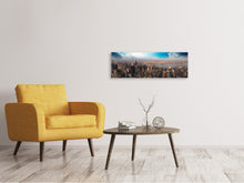 Laden Sie das Bild in den Galerie-Viewer, Leinwandbild Panorama Skyline Über den Dächern von Manhattan