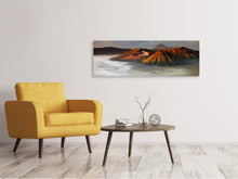 Laden Sie das Bild in den Galerie-Viewer, Leinwandbild Panorama Der Bromo Vulkan