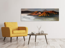 Laden Sie das Bild in den Galerie-Viewer, Leinwandbild Panorama Der Bromo Vulkan