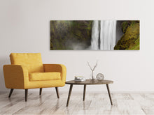 Laden Sie das Bild in den Galerie-Viewer, Leinwandbild Panorama Skogafoss