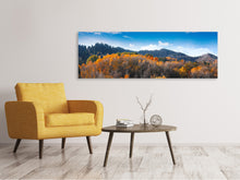 Laden Sie das Bild in den Galerie-Viewer, Leinwandbild Panorama Wolken ziehen auf