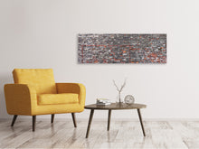 Laden Sie das Bild in den Galerie-Viewer, Leinwandbild Panorama Alte Backsteine