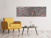 Laden Sie das Bild in den Galerie-Viewer, Leinwandbild Panorama Alte Backsteine