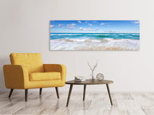 Laden Sie das Bild in den Galerie-Viewer, Leinwandbild Panorama Die Gezeiten und das Meer