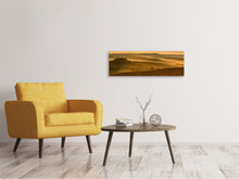 Laden Sie das Bild in den Galerie-Viewer, Leinwandbild Panorama Sonnenuntergang im Gebirge