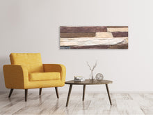 Laden Sie das Bild in den Galerie-Viewer, Leinwandbild Panorama Designer-Mauer