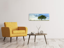 Laden Sie das Bild in den Galerie-Viewer, Leinwandbild Panorama Frühlingsbaum