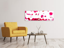 Laden Sie das Bild in den Galerie-Viewer, Leinwandbild Panorama Für mich soll`s rote Rosen regnen