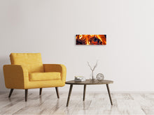Laden Sie das Bild in den Galerie-Viewer, Leinwandbild Panorama Lagerfeuer