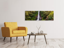 Laden Sie das Bild in den Galerie-Viewer, Leinwandbild Panorama Wasserfall Bali