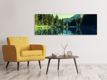 Laden Sie das Bild in den Galerie-Viewer, Leinwandbild Panorama Die Musik der Stille in den Bergen