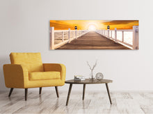 Laden Sie das Bild in den Galerie-Viewer, Leinwandbild Panorama Die Brücke Ins Glück