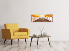 Laden Sie das Bild in den Galerie-Viewer, Leinwandbild Panorama Die Brücke Ins Glück