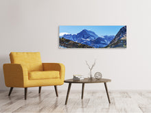 Laden Sie das Bild in den Galerie-Viewer, Leinwandbild Panorama Dem Gipfel entgegen