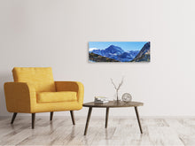 Laden Sie das Bild in den Galerie-Viewer, Leinwandbild Panorama Dem Gipfel entgegen