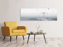 Laden Sie das Bild in den Galerie-Viewer, Leinwandbild Panorama Wasserfigur
