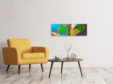Laden Sie das Bild in den Galerie-Viewer, Leinwandbild Panorama 3D-Geometrische Figuren