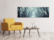 Laden Sie das Bild in den Galerie-Viewer, Leinwandbild Panorama Nebelwald