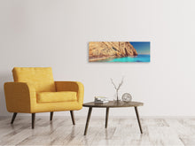 Laden Sie das Bild in den Galerie-Viewer, Leinwandbild Panorama Wasser
