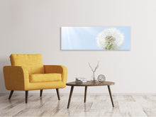 Laden Sie das Bild in den Galerie-Viewer, Leinwandbild Panorama Der Löwenzahn im Sonnenstrahl