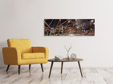 Laden Sie das Bild in den Galerie-Viewer, Leinwandbild Panorama Brückenlichter