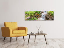 Laden Sie das Bild in den Galerie-Viewer, Leinwandbild Panorama Paradiesgarten
