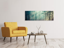 Laden Sie das Bild in den Galerie-Viewer, Leinwandbild Panorama Pinienwald