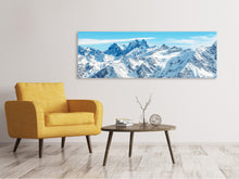 Laden Sie das Bild in den Galerie-Viewer, Leinwandbild Panorama Alpenpanorama
