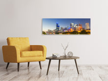 Laden Sie das Bild in den Galerie-Viewer, Leinwandbild Panorama Skyline Sydney in der Abenddämmerung
